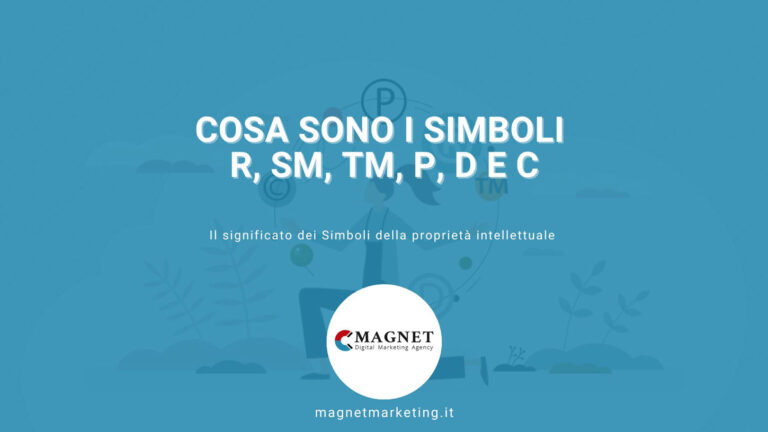 Simbolo R, SM, TM, P, D e C. Significato dei simboli del copyright